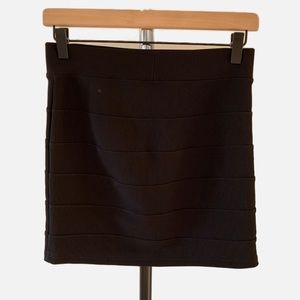 H&M Divided Black Stretch Mini Skirt | 6